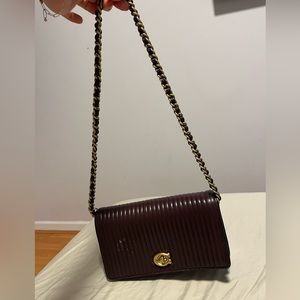 coach cross shoulder bag (could also loop into just shoulder bag) ox res colour